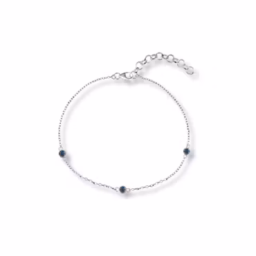 Labradorit armband – tre små kristaller