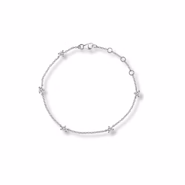 Bergkristall armband – hjärtformade kristaller