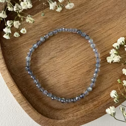 Labradorit armband – fasettslipad kristall 4 mm