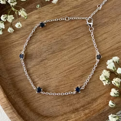 Labradorit armband – hjärtformade kristaller