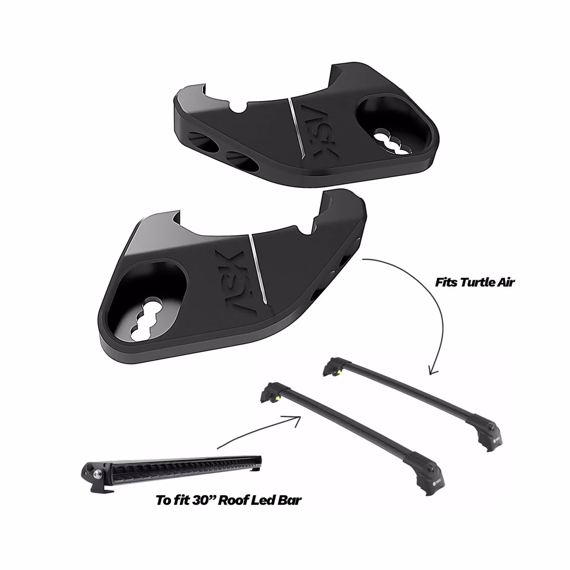 LED-rampefeste for Turtle Air