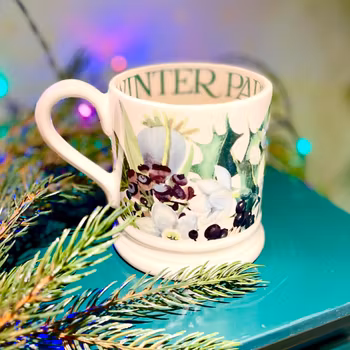 Porslinsmugg Emma Bridgewater ”Winter Whites” NOS