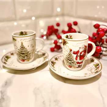 Espressokoppar ”Magic Christmas” set med 2