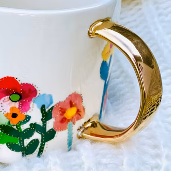 Mugg med guldöra ”Kattis”