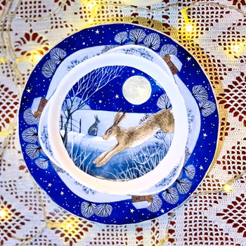 Assiett Emma Bridgewater Hare vinter 2:a sortering