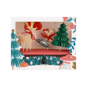 Cupcake kit "Winter woodland"