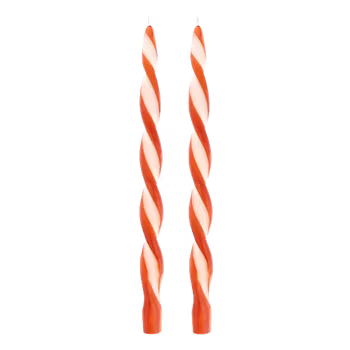 2-pack snurrat ljus RÖD