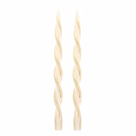 2-pack snurrat ljus GULD