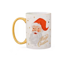 Mugg Winking Santa Claus