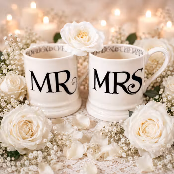 Mugg 2-pack Emma Bridgewater MR/MRS 2:a sortering