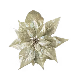 Julstjärna med clips metallic