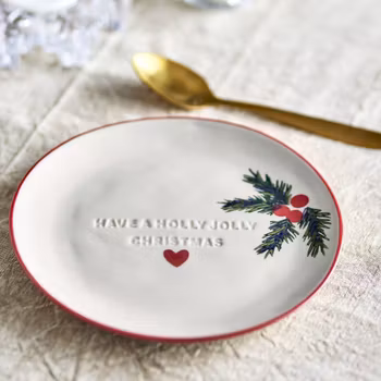 Assiett Holly Jolly Christmas