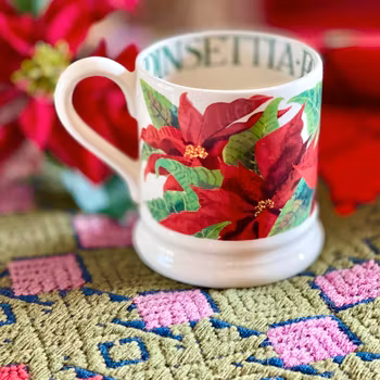 Porslinsmugg Emma Bridgewater ”Pointsettia”