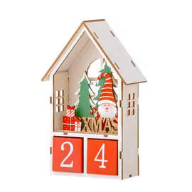 Kalender av plywood ”Xmas”