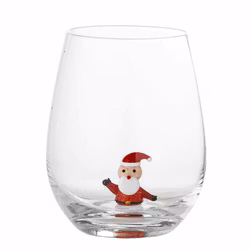 Glas med tomte