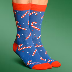 Strumpor Polkagris stl. 41-46
