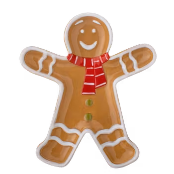 Fat av porslin Pepparkaksgubbe