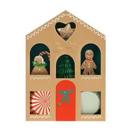 Cupcake kit "Pepparkakshus"