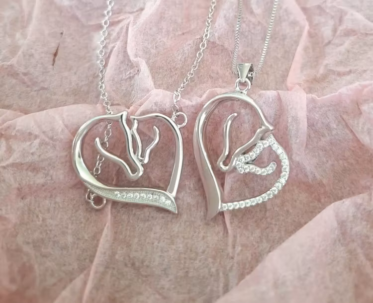 Halsband och Armband, äkta silver