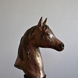 Hästhuvud, guld