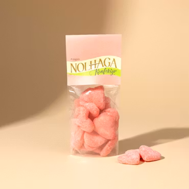 Jordgubbshjärtan (80g)