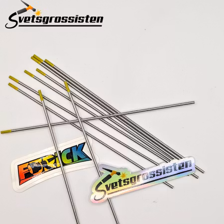 Furick Tri-Wave wolframelektrod - Gul 10-pack