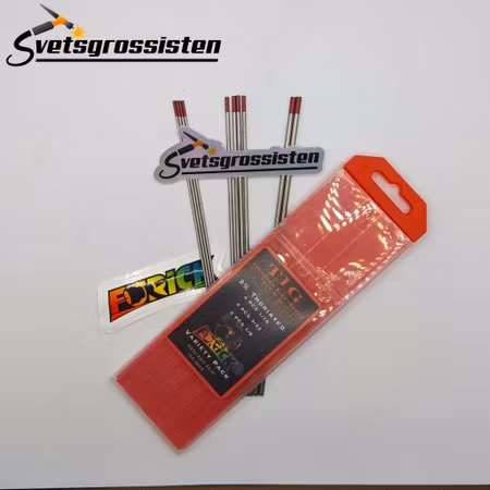 2% Thoriated wolfram - Röd 10-pack