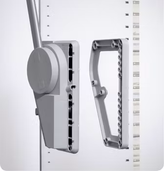 Distanse for Garderobelift aluminium