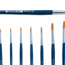 Rund syntetpensel, 000