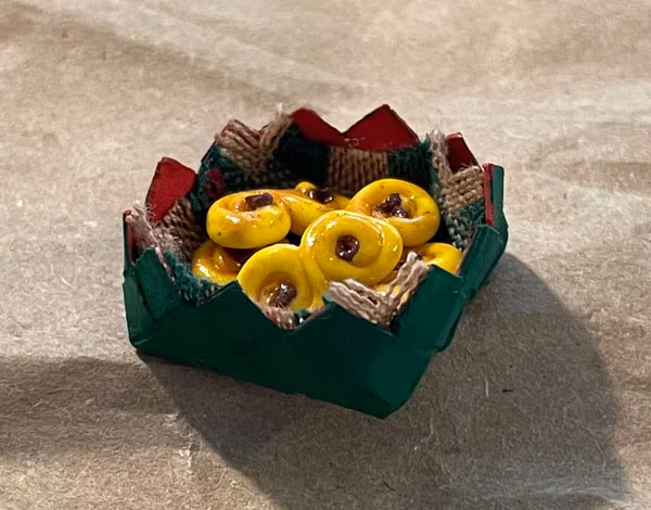 Lussekatter i korg