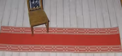 Ripsmatta röd, ca 265 mm lång