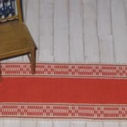 Ripsmatta röd, ca 265 mm lång