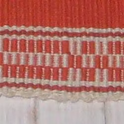 Ripsmatta röd, ca 265 mm lång