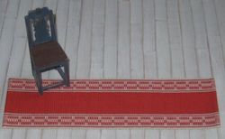 Ripsmatta röd, ca 225 mm lång