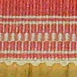 Ripsmatta rosa, ca 150 mm lång