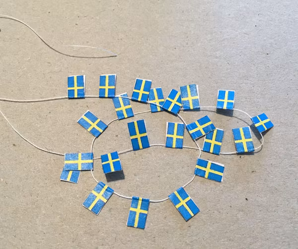 Flaggspel, svenska flaggor