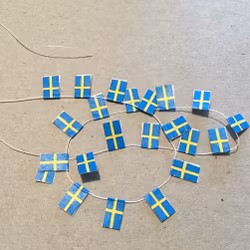 Flaggspel, svenska flaggor