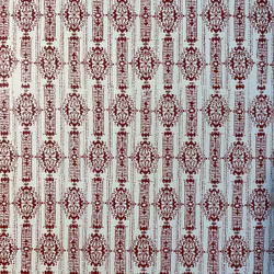Tapet, brunröd på vit, 3p