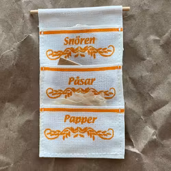 Påsförvaring gul