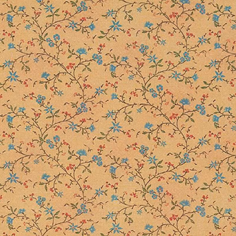 Tapet, klättrande blommor