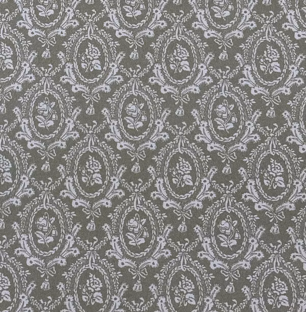 Tapet, medaljong, grön