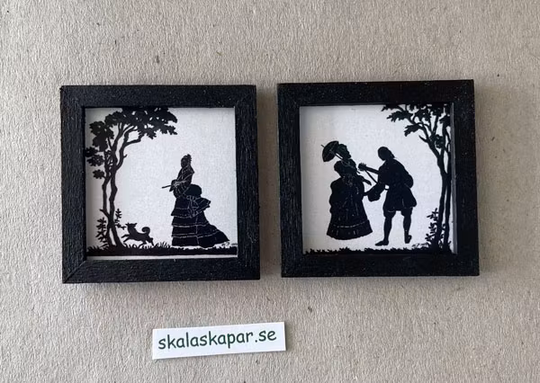 Siluettavlor, 2 st