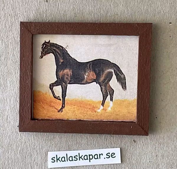 Tavla med häst