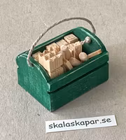 Kubbspel i trälåda