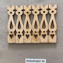 Snickarglädje, 6 st