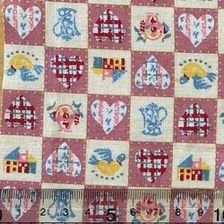 Tyg lapptäcke, rosa