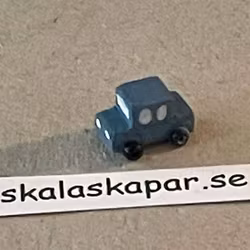 Blå liten bil