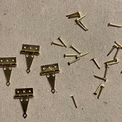 Gångjärn, triangel, 4 st