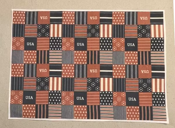 Tyg lapptäcke, USA