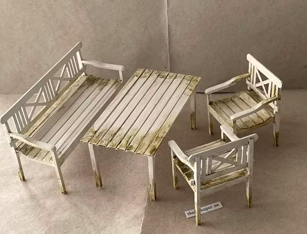 Utemöbler, 4 delar